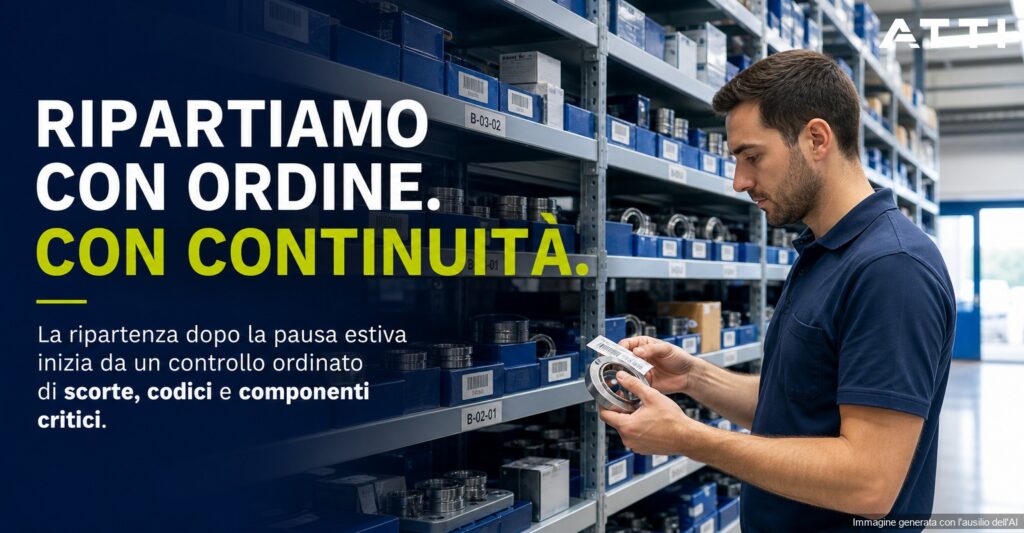 Ripartenza dopo la pausa estiva: scorte e ricambi da controllare