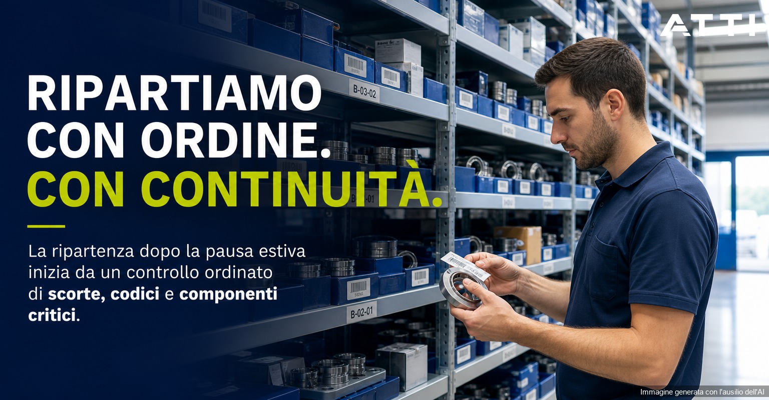 Ripartenza dopo la pausa estiva: scorte e ricambi da controllare