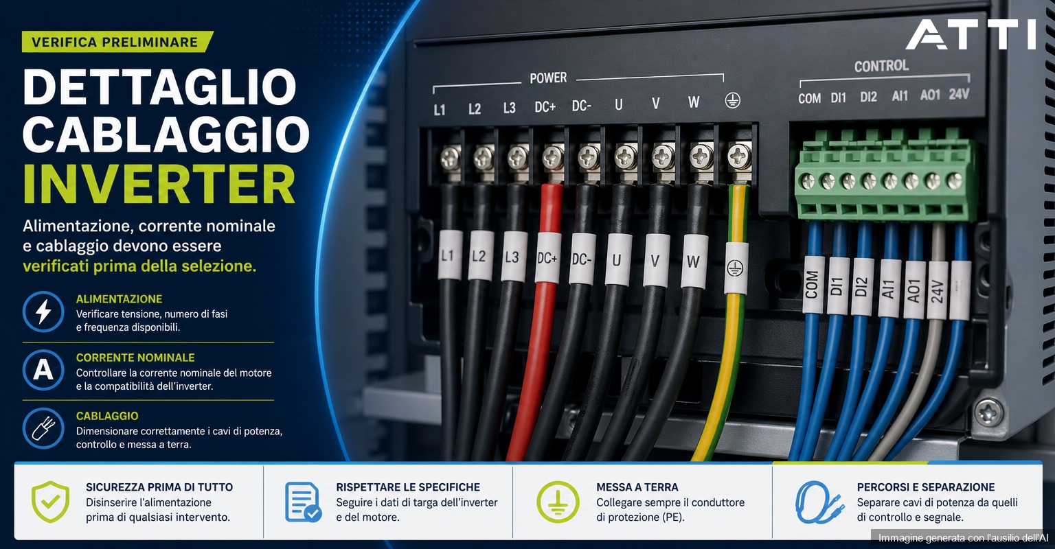 Parametri per scegliere un inverter industriale