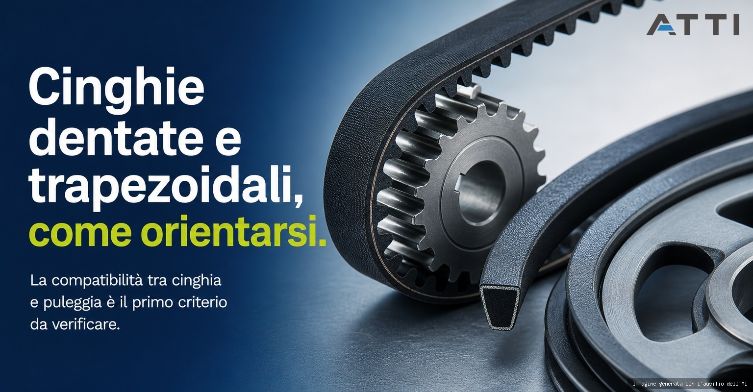 Cinghie dentate o trapezoidali? Differenze e applicazioni