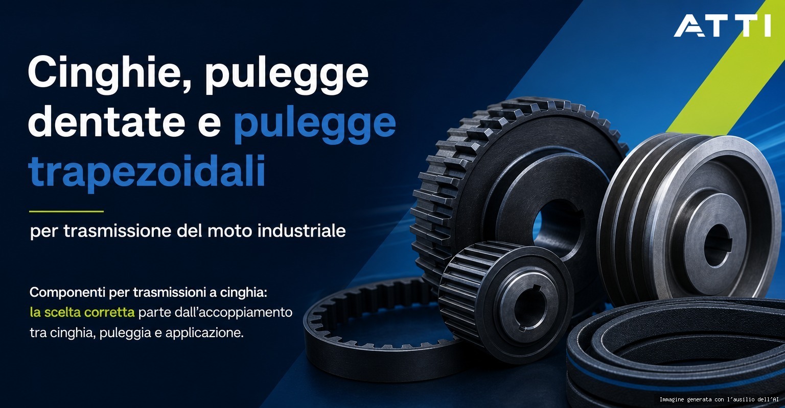 Cinghie, pulegge e barre dentate: guida alla scelta preliminare