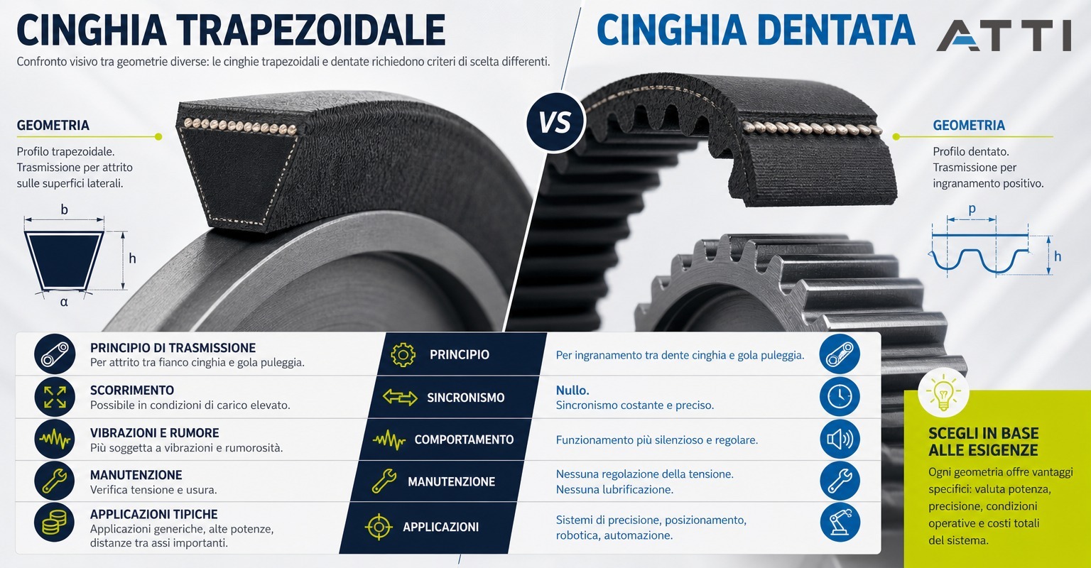 Cinghie Gates per trasmissioni industriali