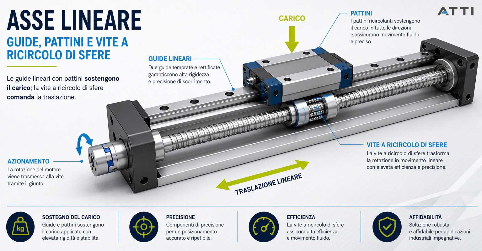 Viti a ricircolo di sfere THK per assi lineari industriali