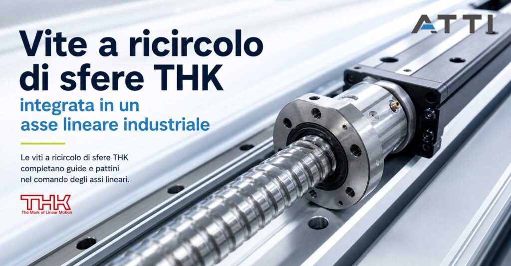Viti a ricircolo di sfere THK per assi lineari industriali